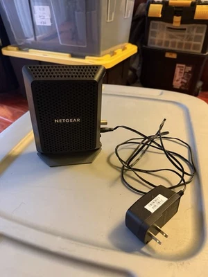 NETGEAR CM700 Cable Modem Black - Image 1 of 3