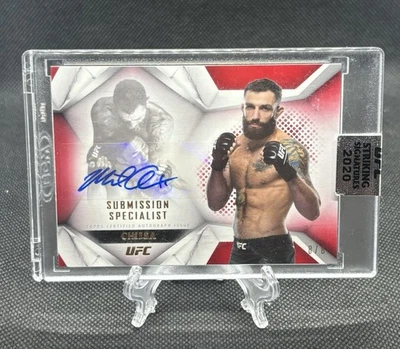 🚨2020 Topps UFC Striking Signatures Submission Specialists Auto Mike Chiesa /8 - Image 1 of 3
