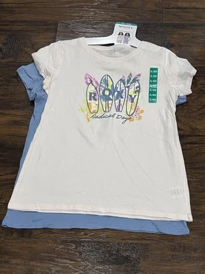 Roxy Youth Girl's 2-pack Tees, Size XL 18-20 - Image 1 of 4