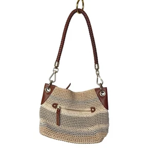 Bolso de Hombro The SAK Crochet Mango de Cuero Bolsillos Holgados Hobo Cartera - Imagen 1 de 9