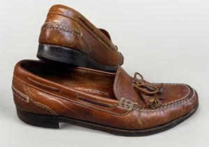 Cole Haan Men's Country Tassel Loafer Brown Leather Casual Size 10M - 2909 - Picture 1 of 11