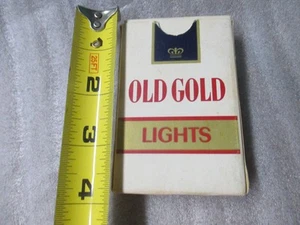 Vintage Old Gold Lights Cigarette Pack Playing Cards tobacciana adv mancave - Bild 1 von 7