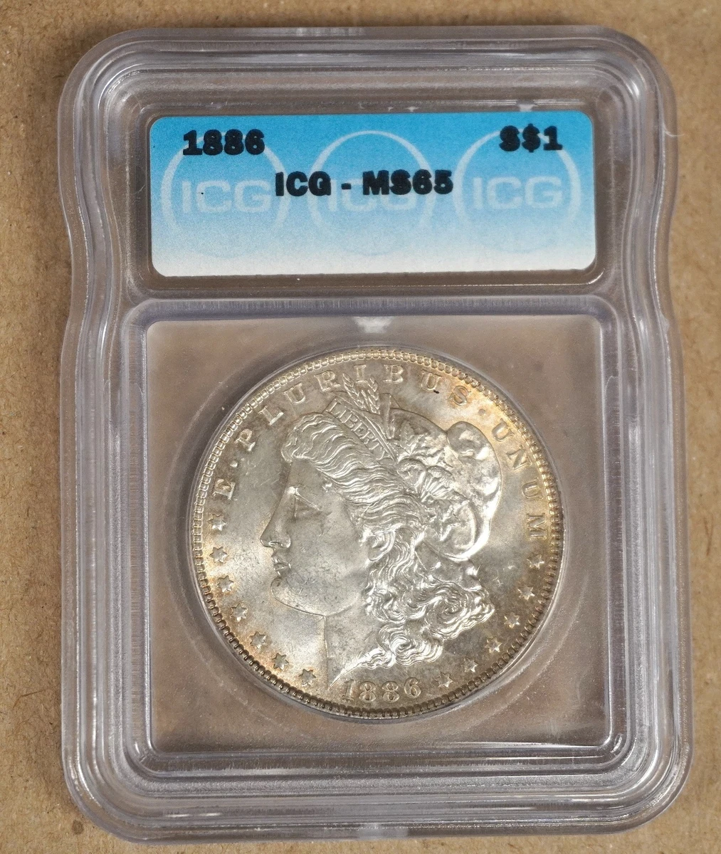 1886 Year Grade MS 65 Morgan Dollars (1878-1921) for sale | eBay