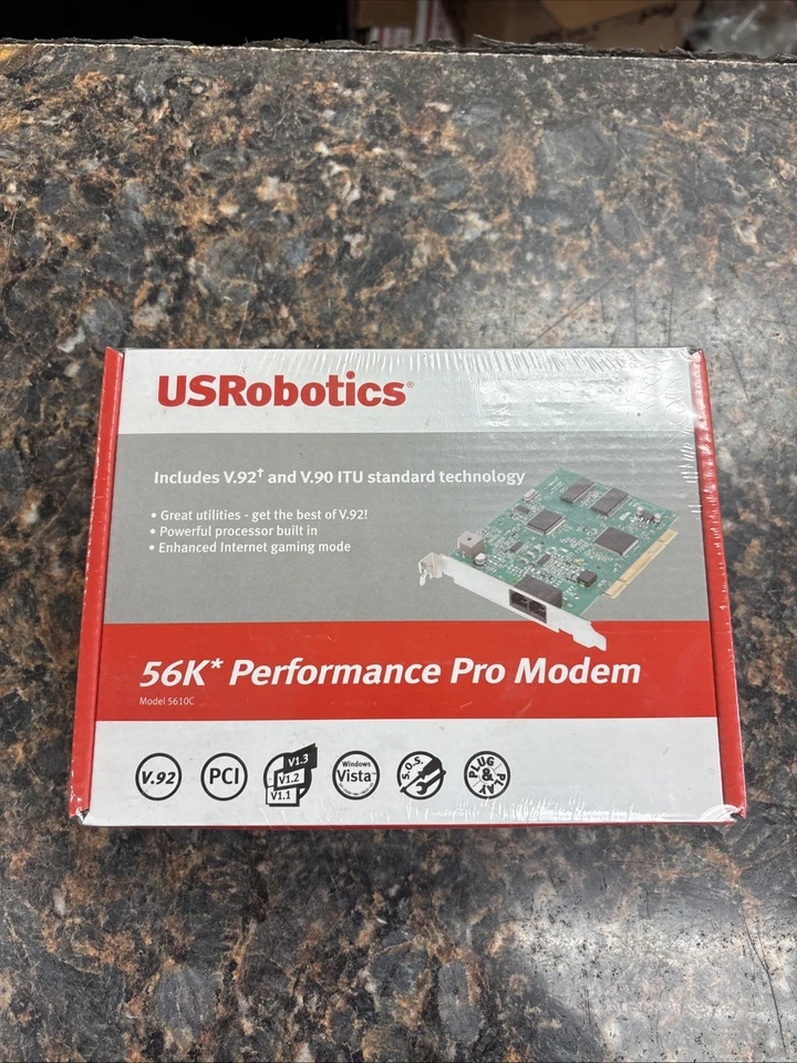 New US Robotics USR5610C Model 5610C Pro Modem Card - Image 1 of 3