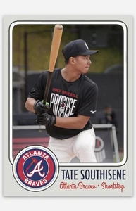 Tate Southisene 2025 MLB Draft Novelty Baseball Card! Atlanta Braves - Picture 1 of 1