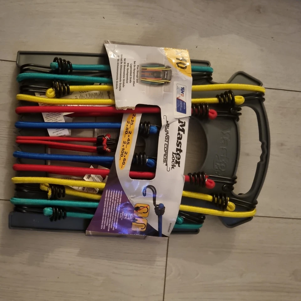 Juego de 10 piezas elásticas Master Lock - MLK3043E Foto 1 de 4