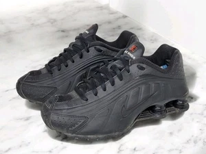 Nike Shox R4 - Black - Pre Owned - No Box - Women's Size 7 - 2018 - Afbeelding 1 van 8