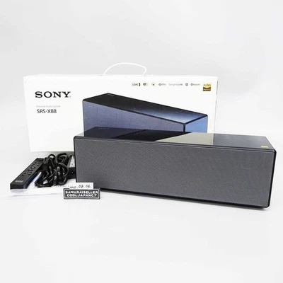 SONY SRS-X88 Black Hi-Fi WiFi Chromecast Airplay Speaker Bluetooth Japan Used - Image 1 of 4