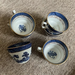 Booths Willow Pattern X 6 Cups - Picture 1 of 2