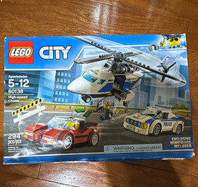 LEGO City Police 60138 High-speed Chase 294pc Ages 5-12 Exclusive Minifig Boxed