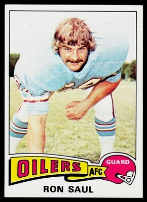 1975 Topps Ron Saul #24 Houston Oilers FOOTBALL - Image 1 of 2