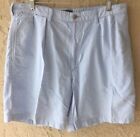 Polo by Ralph Lauren Men's Shorts Tyler Size 38 Chino Cotton Light Blue Pleated