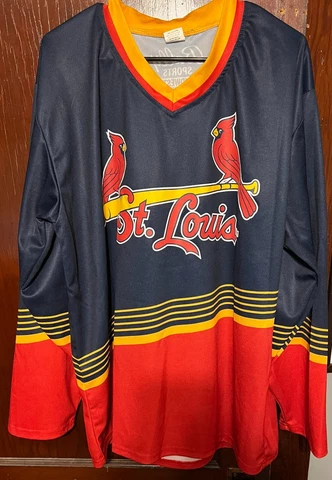 St. Louis Cardinals Hockey Jersey Size XL Cover