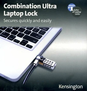 Original Kensington Notebook-Zahlenschloss Laptop Lock Combination Ultra ° NEU - Zdjęcie 1 z 4