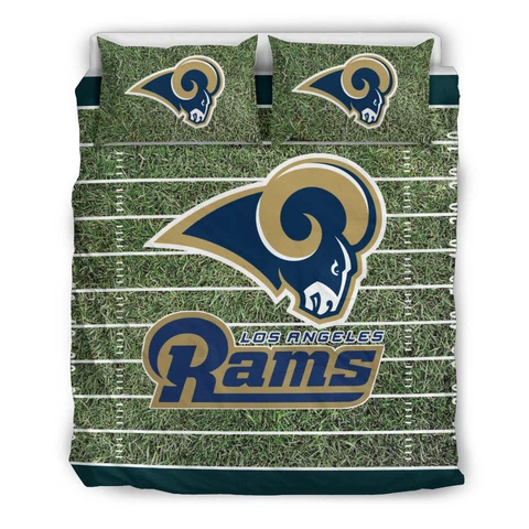 Los Angeles Rams 3PCS Bedding Set Pillowcase Duvet/Comforter/Quilt Cover Gift Cover