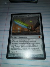 Sword Of Body And Mind Scars Of Mirrodin English Magic MTG Actual Pics