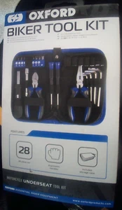 Oxford: Kit de herramientas de motociclista. 28 piezas. HAL771. Estuche de almacenamiento compacto. ¡Envío rápido! - Imagen 1 de 6
