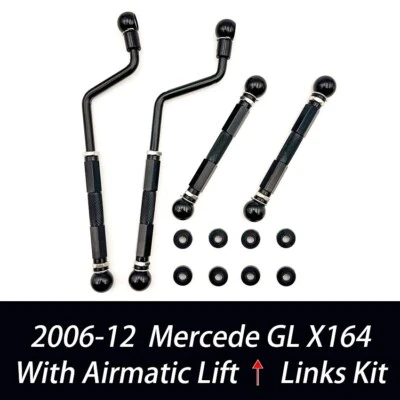 Kit de elevación de eslabones de elevación de suspensión neumática ajustable para Mercedes Benz GL X164 2007-12 Foto 1 de 4