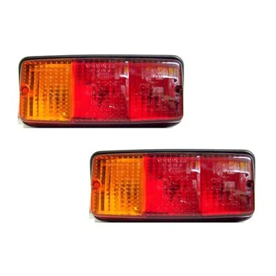 AMA COPPIA FANALE FARO POSTERIORE TRATTORE CARRELLO RIMORCHIO STOP LUCI POSIZIONE