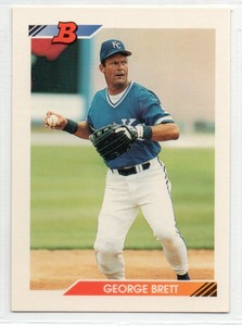 George Brett 1992 Bowman #500 Royals HOF (109)