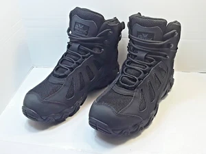 Thorogood Men Sz 9W - Womens 11W Crosstex Work Boot Black Waterproof Slip Resist - Picture 1 of 18