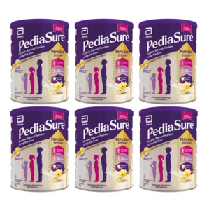 6 X Suplemento nutricional infantil Pedia Sure para el crecimiento con sabor a vainilla - 850 g - Imagen 1 de 7