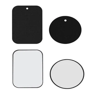 1/2/3x Plaques Métal Autocollant Adhésif Remplacer pour Support Téléphone Magnétique Voiture - Photo 1 sur 18