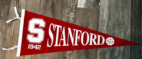Stanford Cardinal 1942 NCAA National Championship Basketball Pennant Cover