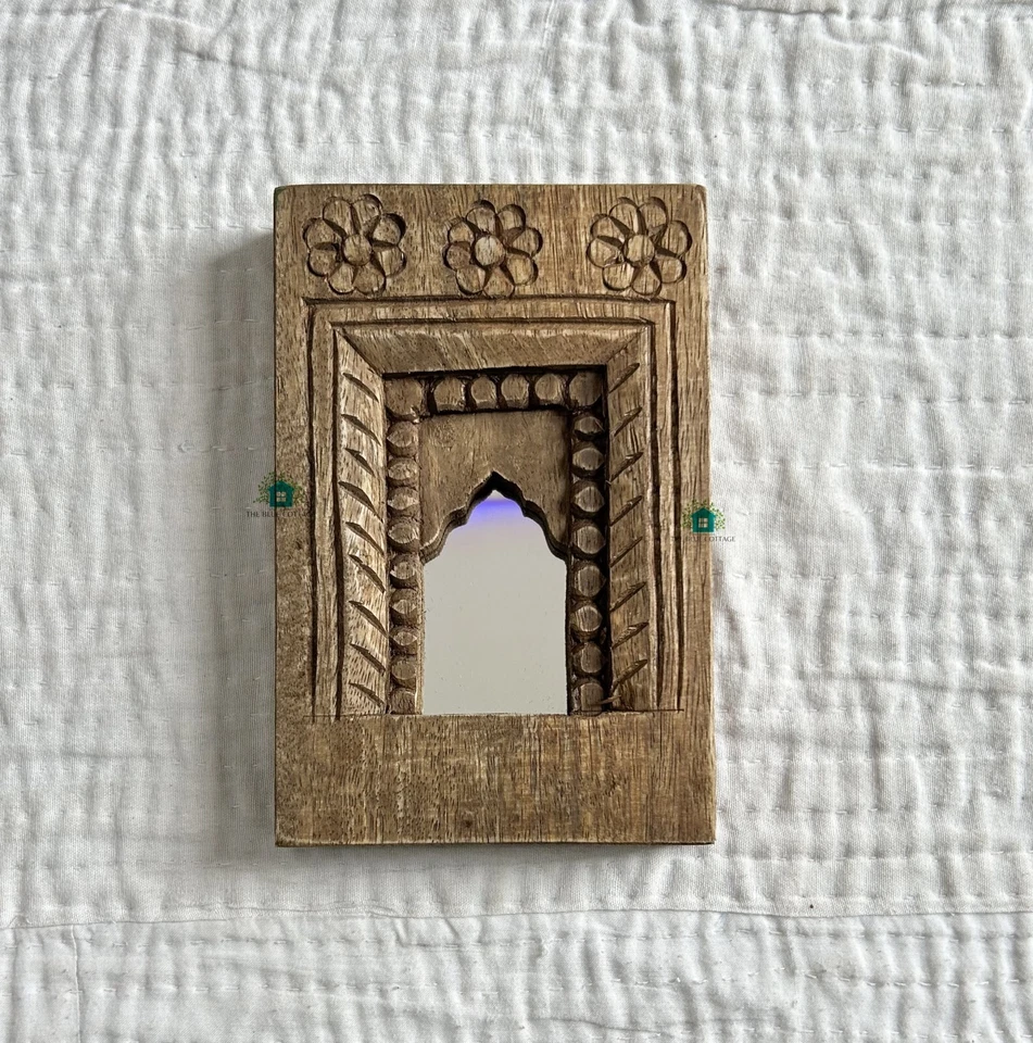 Vintage Design Wall Hanging Temple Mirror Frame With 3 Different Colors - Image 1 of 1