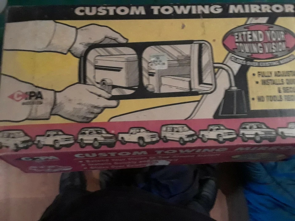 定制 TOWING EXTENSION MIRROR 1993 - 95 JEEP PASSENGER 侧面 — 第 1/2 张图片