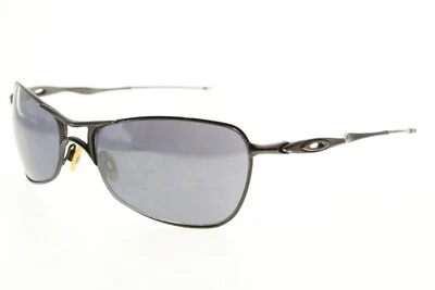 Oakley Crosshair Pewter FRAMES ONLY Black Lens Aviator Sunglasses Gen 1 Scratch - Image 1 of 4