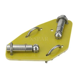 Bright Yellow Antenna Base Mount Stand Thread for Shortwave Telescopic V Antenna - Picture 1 of 6