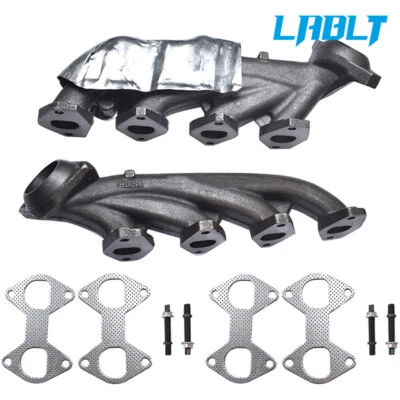 Kit colector de escape izquierdo+derecho LABLT para Ford Expedition/F-150 5,4 L 2004-2012 Foto 1 de 4