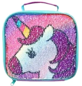 UNICORN LUNCH BAG UNICORN KIDS GIRLS LUNCH BAG - Picture 1 of 3