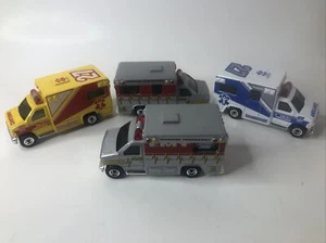 4 Streichholzschachtel 1996 Ford Econoline E350 Rescue EMT Notfall Krankenwagen - Jagd - Bild 1 von 9