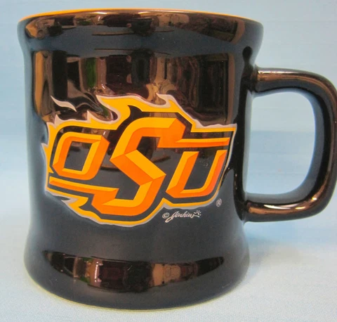 Oklahoma State University OSU Cowboys Fans Mug Cup Orange Black Jenkins Cover