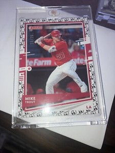 2020 Donruss Look at This Emoji Card of Mike Trout - Angels  # 18/25