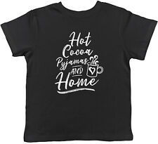 Hot Cocoa Pyjamas And Home Childrens Kids T-Shirt Boys Girls