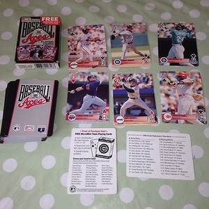 BASEBALL Major League 1995 ACES Collectable Playing Cards BICYCLE Sports Collect