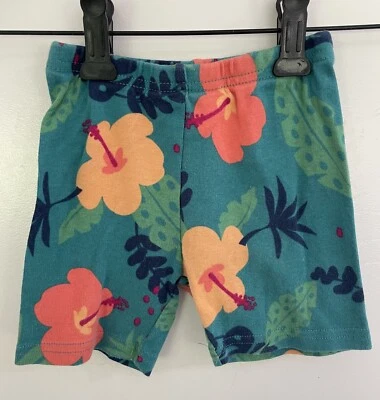 Pantalones Cortos Carter's Niñas Pequeñas Floral Tropical Piña 100% Algodón PJ Verde Azulado 2T Foto 1 de 3
