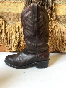 Botas Doble H Rojo Cereza Trabajo Vaquero Western Cuero para Hombre DH7595 Talla 8.5D - Imagen 1 de 8
