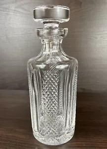 Gorgeous Waterford Crystal Hibernia Decanter & Stopper Paneled Diamond Point - Picture 1 of 12