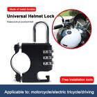 Secure Helmet Lock AntiTheft Padlock for Motorbike Motorcycle Handlebars