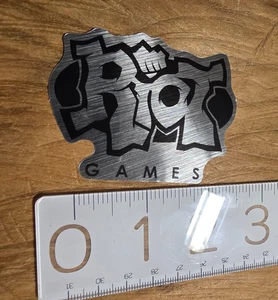 RIOT GAMES STICKER Riot sticker Metallic Sticker RIOT GAMES Decal Metallic Decal - Picture 1 of 1
