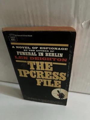THE IPCRESS FILE by Len Deighton Vintage PB Fawcett Crest 1965 1st Print - Image 1 of 4