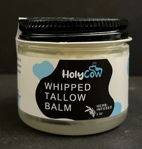 Sebo batido Holy Cow, bálsamo de aceite de jojoba infundido con lavanda orgánica y rosa - Imagen 1 de 5
