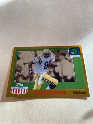 2005 Topps All American Retired Edition - Wendell Davis #84 Chrome Gold /555 - Image 1 of 2