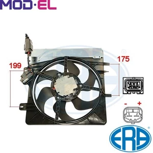 FAN RADIATOR 352055 FOR CITROËN C3 C2/ENTERPRISE PEUGEOT 1007 207/SW 1.1L 4cyl - Picture 1 of 8