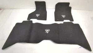 New OEM genuine Mopar Black Carpet Floor Mats 2013-2024 Ram Crew Cab 3pc Set Kit - Picture 1 of 7