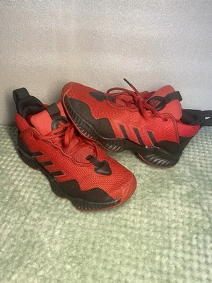 Adidas Harden Stepback Zapatos de Baloncesto Rojo Negro Jóvenes Niños Talla 5 -Mujeres 6.5 Foto 1 de 4